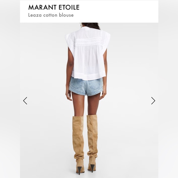Isabel Marant Etoile Leaza Cap Sleeve Top - Picture 4 of 14